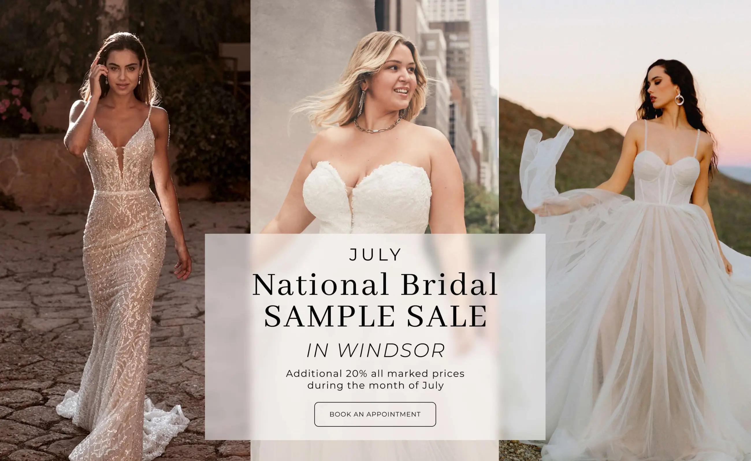 National Bridal Sample Sale banner