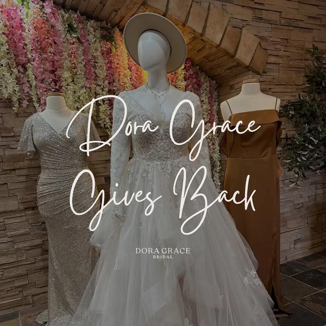 Spreading Love Beyond Lace: Dora Grace Bridal&#39;s Year of Giving Back in 2023. Mobile Image