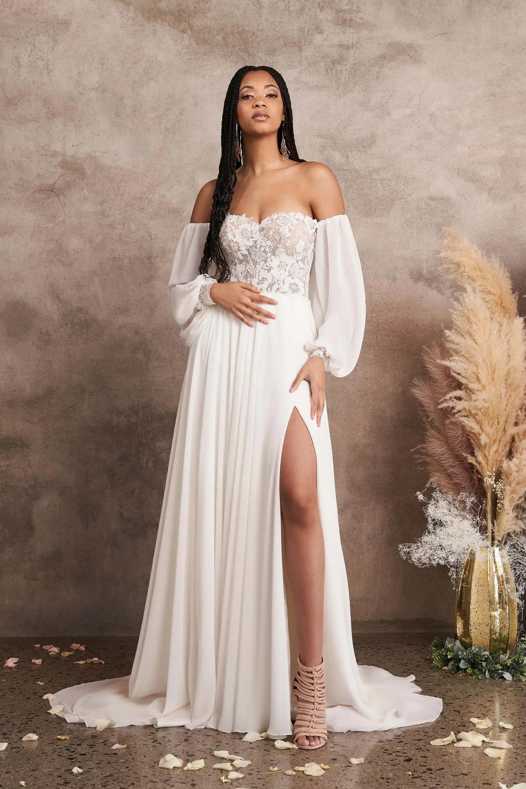 Exploring the Boho Aesthetic with Lillian West Bridal Gowns Image
