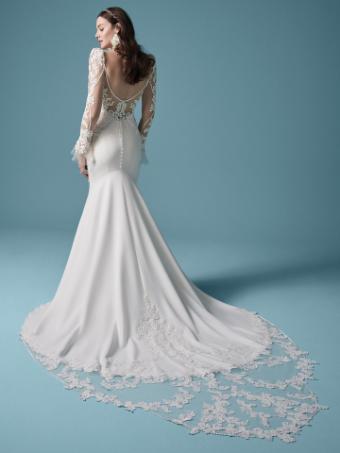 Maggie Sottero Style #Nikki- 20MS678 (sleeves sold separately) #1 Ivory over Nude (gown with Nude Illusion) thumbnail