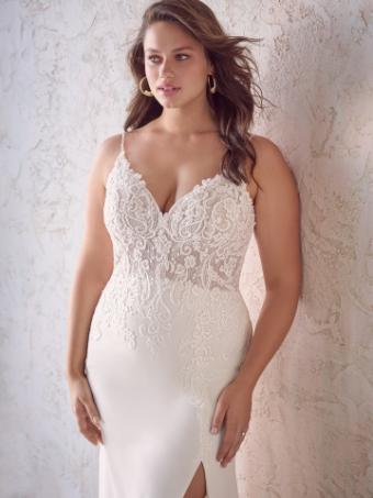 Maggie Sottero Style #FAYETTE-Maggie Sottero-F22 #5 Ivory (gown with Natural Illusion) thumbnail