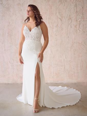 Maggie Sottero Style #FAYETTE-Maggie Sottero-F22 #3 Ivory (gown with Natural Illusion) thumbnail