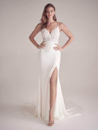 Maggie Sottero Style #FAYETTE-Maggie Sottero-F22 #4 Ivory (gown with Natural Illusion) thumbnail