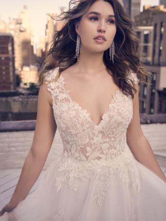 Maggie Sottero Style #Bernadette-MS-SP23 #1 default Ivory over Soft Blush (gown with Natural Illusion) thumbnail