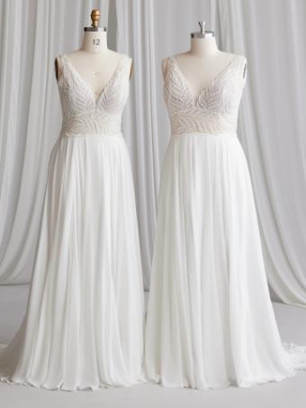 Maggie Sottero Style #MAURELLE (23MS650A01) #4 Ivory (gown with Natural Illusion) thumbnail